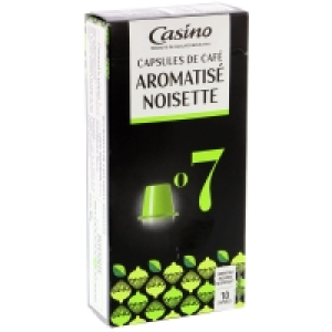 Aromatisé Noisette - 10 Capsules Plastique - Intensité 7 - Café 52g 2.99 €