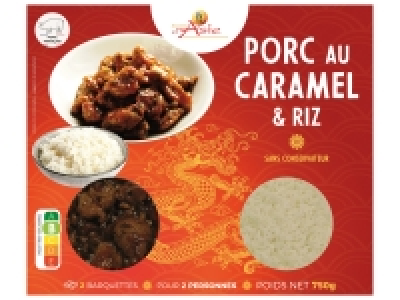 Porc au caramel et riz 4.19 €