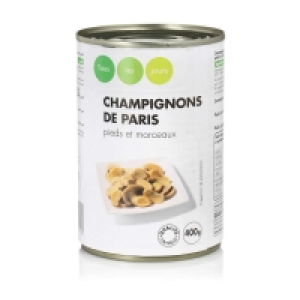 Champi de Paris - Pieds et morceaux 400g 1.09 €