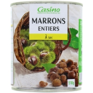 Marrons entiers 510g 5.95 €