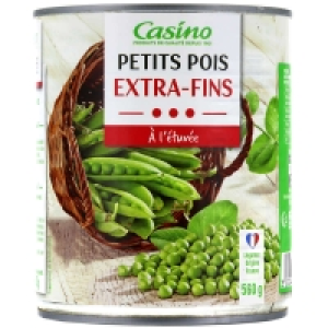 Petits pois à létuvée extra-fins 560g 1.68 €