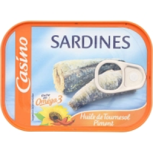 Sardines - A lhuile de tournesol et piments 135g 1.88 €