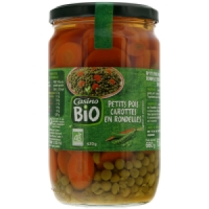 Petits pois carottes - En rondelles - Biologique 660g 3.88 €
