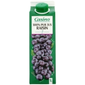 Jus de raisin - 100% pur jus 1l 1.77 €