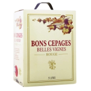 Vin de table - Bons cépages Belles vignes - Vin rouge 5l 12.99 €