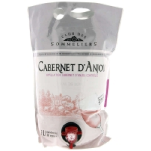 Club Des Sommeliers Cabernet dAnjou - Loire - Alc. 12% vol. - Vin rosé 3l