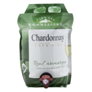 Chardonnay blanc pays doc 3l 14.95 €