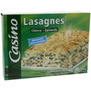 Lasagnes - Chèvre épinards 600g 5.37 €