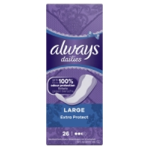 Dailies - Protège slips - Extra protect - Large x26 3.25 €