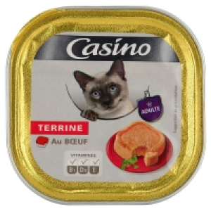 Terrine pour chat - Buf 100g 0.84 €