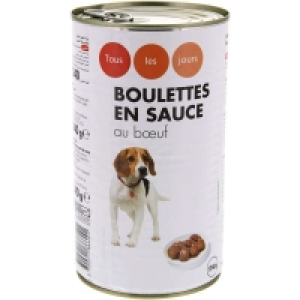 Boulettes en sauce pour chien - Buf 1240g 1.41 €