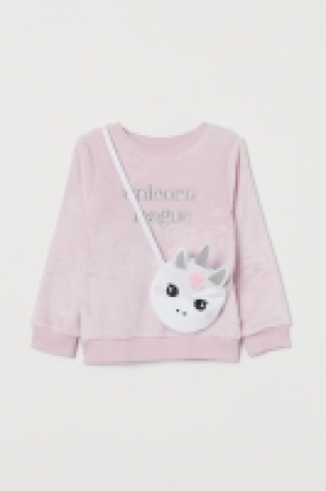 HM  Top en peluche avec sac