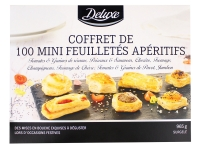Coffret de 100 mini feuilletés apéritifs 5.29 €