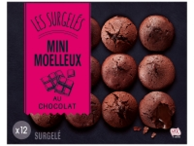 12 mini moelleux au chocolat 3.29&nbsp;&euro;