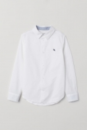 HM  Chemise en coton Coupe confort