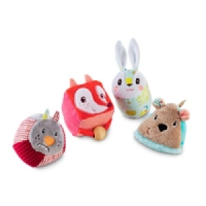SÉlection Oxybul Set de 4 hochets animaux en tissu