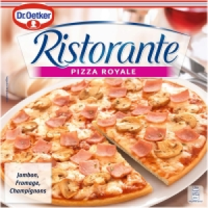 Pizza royale - pâte fine - tomates jambon champignons fromage 350g 3.79 €