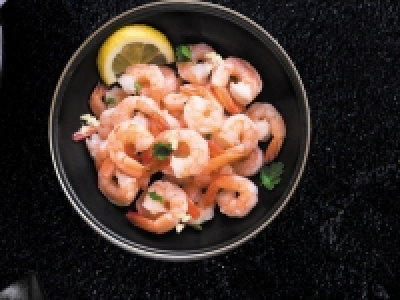 Lidl  Queue de crevettes à lail < persil