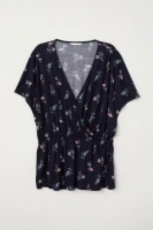 HM  Top croisé en jersey