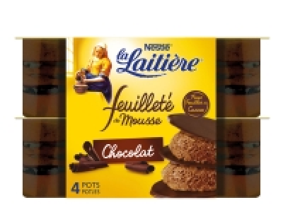 La laitière feuilleté de mousse chocolat 0.83 €