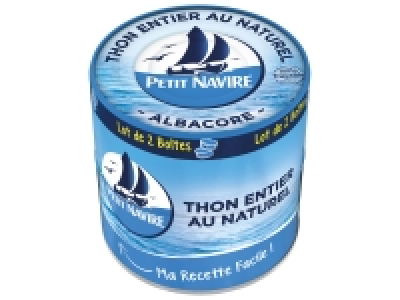 Petit Navire thon entier au naturel 2.73 €