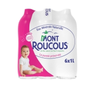 Eau minérale naturelle 6X1l 3.80 €