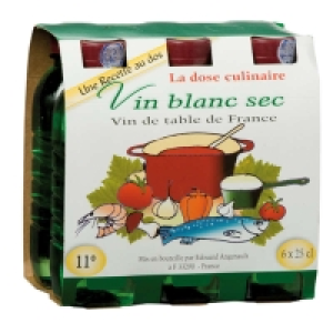IGP - Vin blanc sec - -Vin de table 6x25cl 6.27 €
