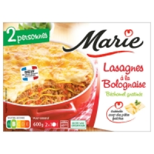 Lasagnes à la bolognaise surgelées 600 g 5.35 €
