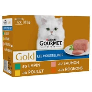 Gold - Les mousselines pour chat - Lapin - poulet - saumon - rognons 1 7.95 €
