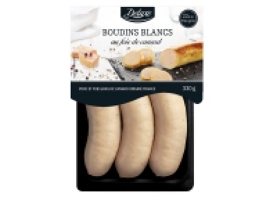 Boudins blancs au foie de canard 3.99 €