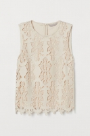 HM  Top sans manches en dentelle