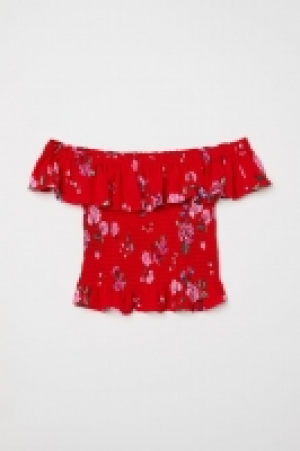 Top épaules nues smocké 7.99 €