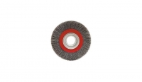 Brico  Brosse circulaire 200mm fil acier pour touret à meuler