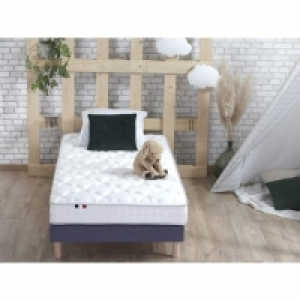 Auchan  Matelas mousse 90x190cm accueil latex , 3 zones AVIGNON