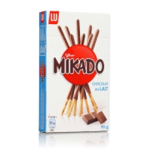 Mikado - Biscuits nappés chocolat lait - Gouter enfant 90g 1.89 €