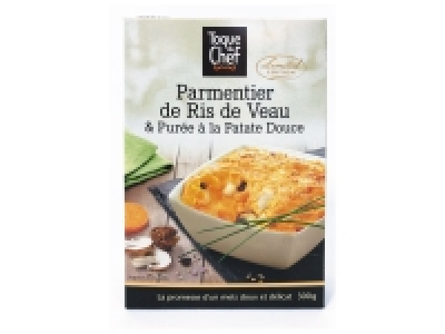 Parmentier de ris de veau et purée à la patate douce 3.99 €
