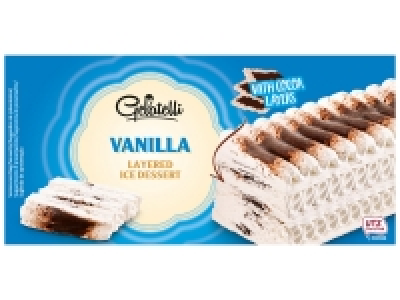 Feuilleté glacé vanille