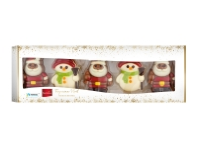 Figurines de Noël en chocolat