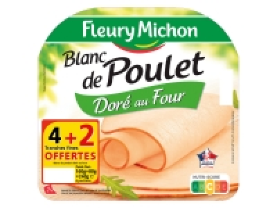 Fleury Michon blanc de poulet doré au four 1.57 €