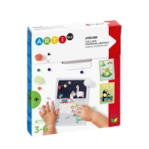 Atelier collage pompons animaux 7.99 €