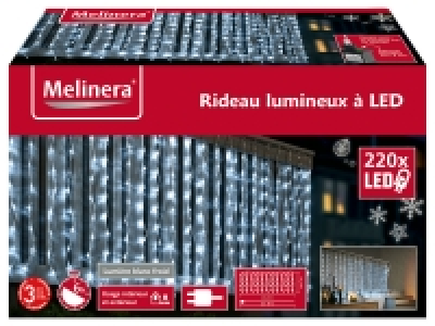 Rideau lumineux à LED 12.99 €