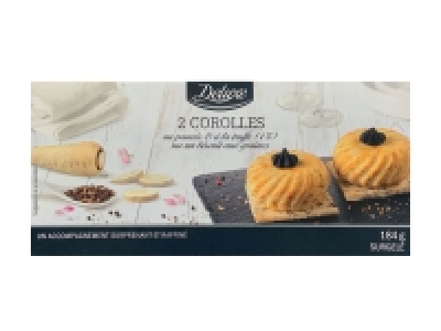 Lidl  2 corolles au panais et à la truffe noire sur un biscuit aux graines