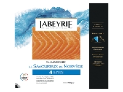 Labeyrie saumon fumé de Norvège 4.32 €