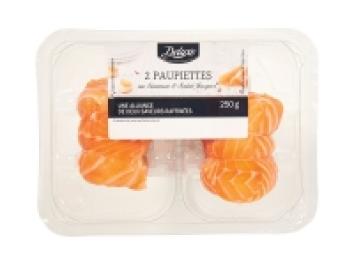 Lidl  2 paupiettes au saumon et St Jacques