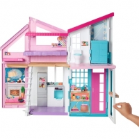 Auchan Barbie BARBIE La maison à Malibu + 25 accessoires - Barbie