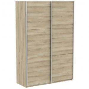 Auchan  Armoire 2 portes coulissantes L150cm AMBRE /ALHAMBRA