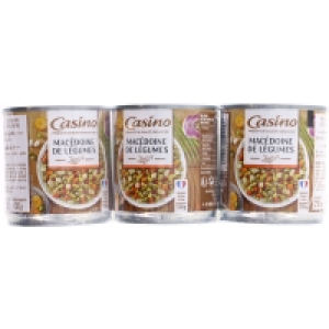 Macédoine de légumes 3x130g 2.14 €