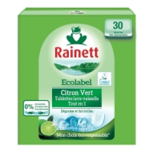 Tablettes lave-vaisselle tout en 1 - Ecolabel - Citron vert - Ecologiq 6.99 €