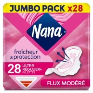 Spar Nana Serviettes hygiéniques - Ultra - Normal Plus - Jumbo pack x28