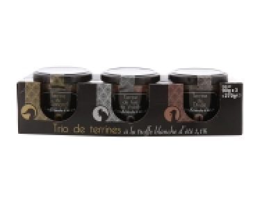 Trio de terrines à la truffe blanche dété 2.49 €